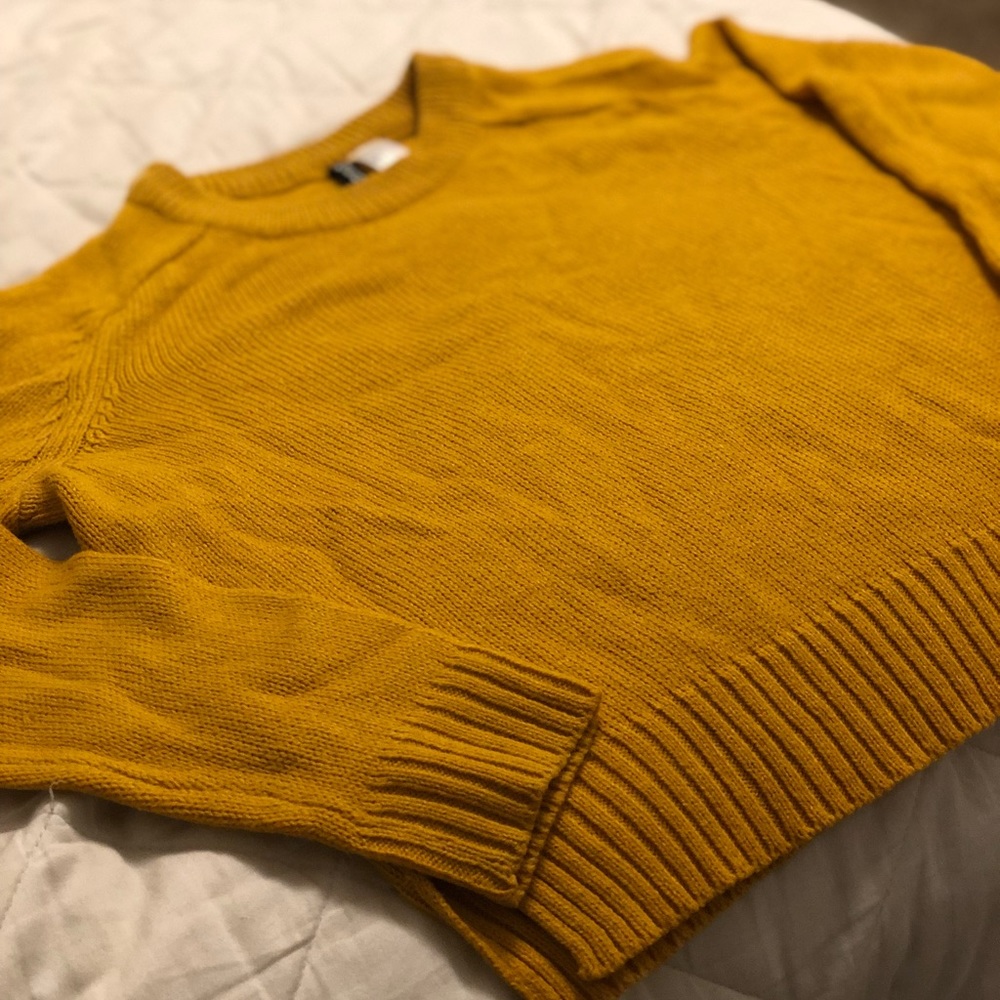 Cozy Mustard Yellow H&M Sweater